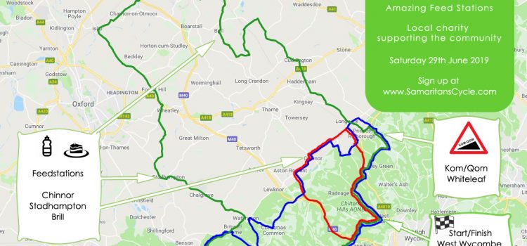 Samaritans Cycle Combined Routes